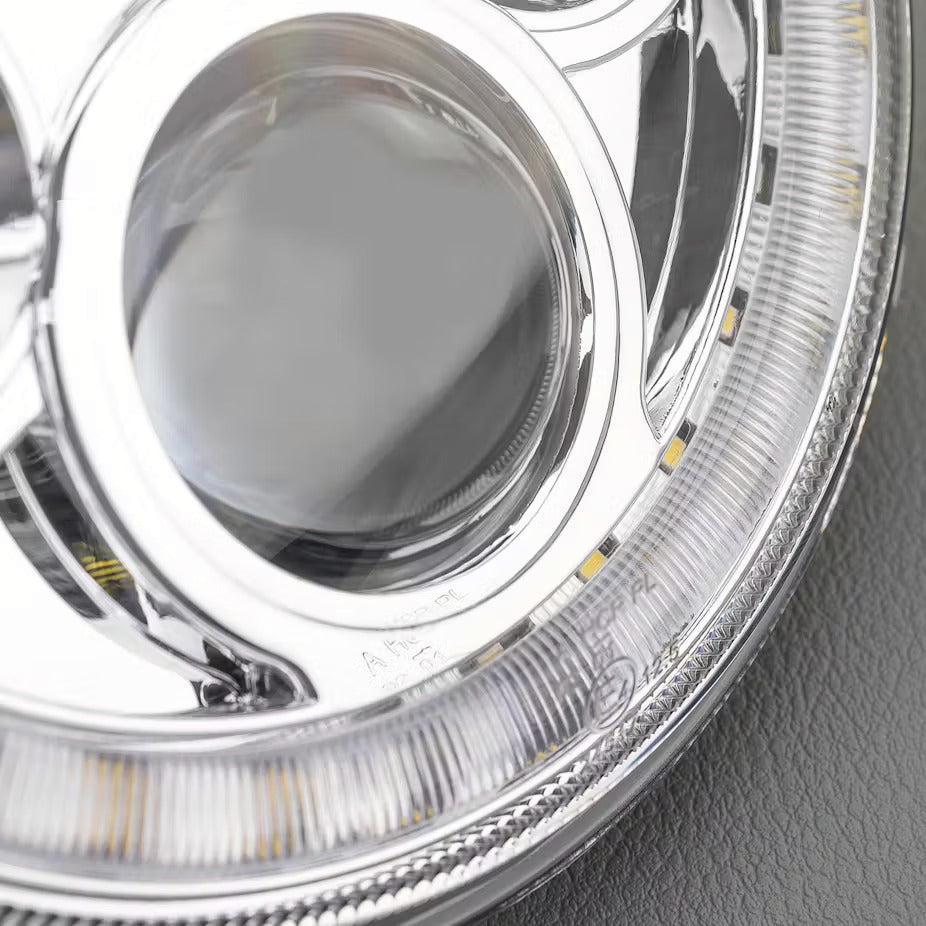STEDI 7Inch Iris LED Headlight – Chrome (5700K)
