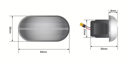 STEDI LED Dynamische Seitenlicht für Nissan Navara D40/Pathfinder