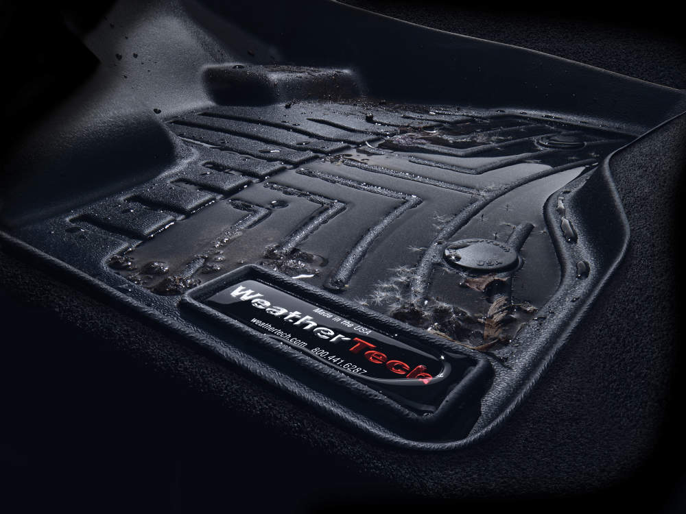 WEATHERTECH Fußmatte Porsche 911 Carrera 4 Cabrio - Cabrio (2013 - 2019), Fußraum vorne