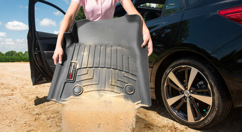 WEATHERTECH Fußmatte Porsche 911 Carrera 4 Cabrio - Cabrio (2013 - 2019), Fußraum vorne