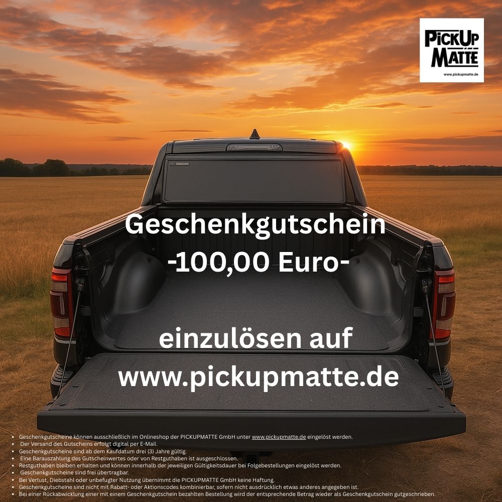 PICKUPMATTE - GESCHENKGUTSCHEIN