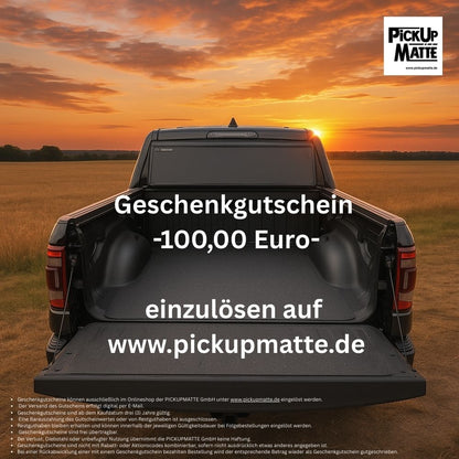 PICKUPMATTE - GESCHENKGUTSCHEIN