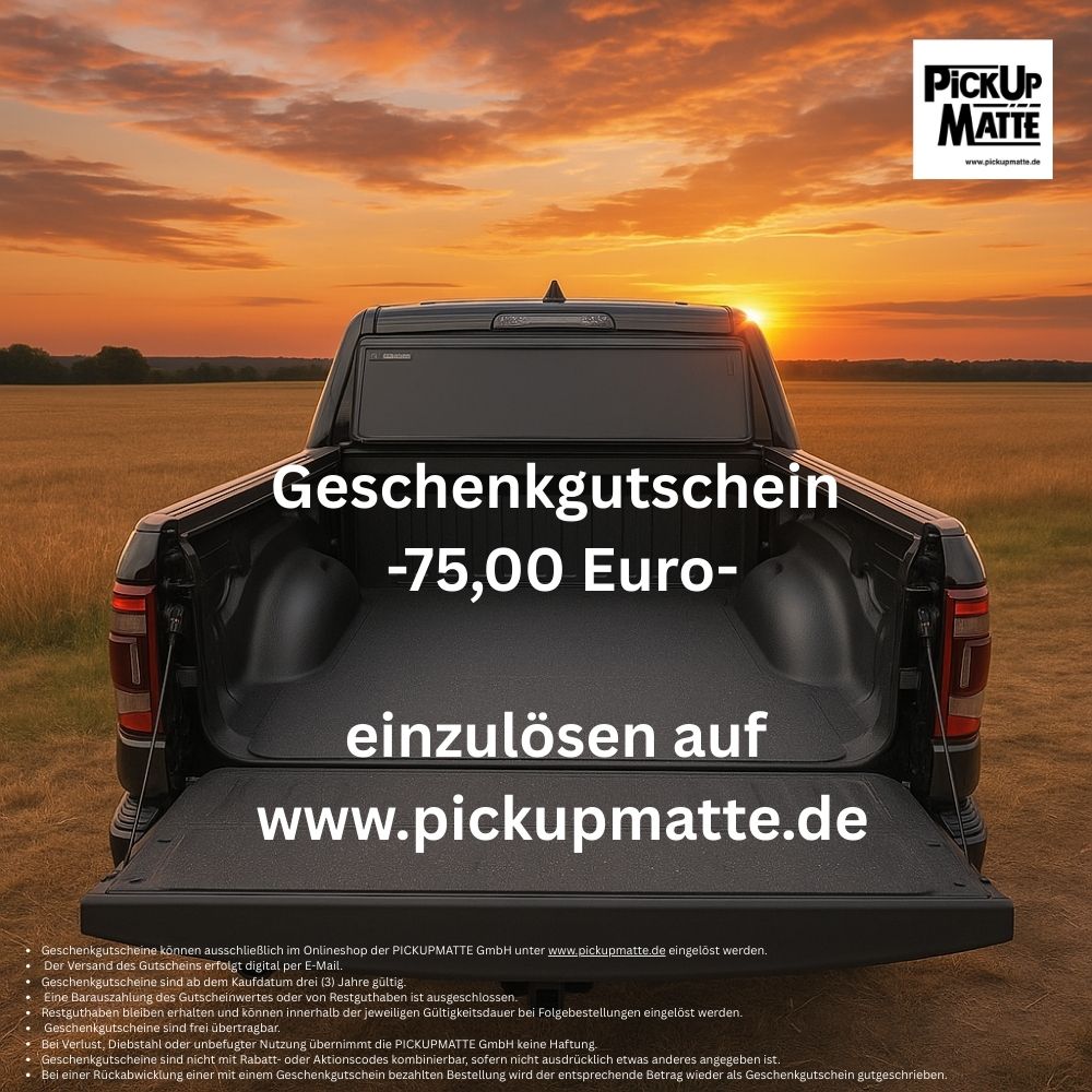 PICKUPMATTE - GESCHENKGUTSCHEIN