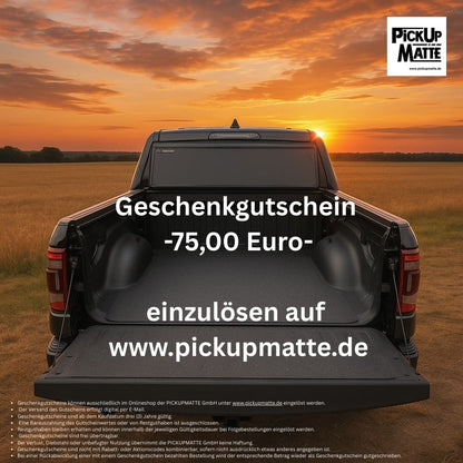 PICKUPMATTE - GESCHENKGUTSCHEIN