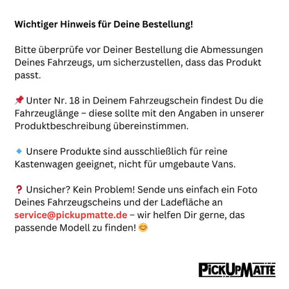 Ladeboden Toyota ProAce, 2016-heute - DOPPELKABINE