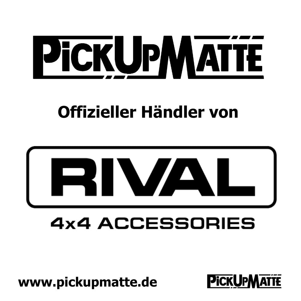 RIVAL Aluminium Canopy Hardtop für Pickup – robuste Ladeflächenabdeckung für Ford Ranger, Dodge Ram, Toyota Hilux, VW Amarok, Isuzu D-Max, Jeep Gladiator