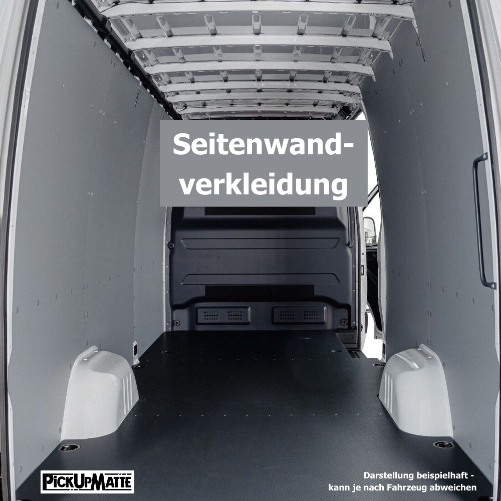 Seitenwandverkleidung Ford Transit Custom, 10/2023-heute -Passgenaue Laderaumverkleidung aus 4 mm Hohlkammer