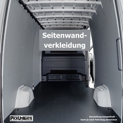 Seitenwandverkleidung Ford Transit Custom, 10/2023-heute -Passgenaue Laderaumverkleidung aus 4 mm Hohlkammer