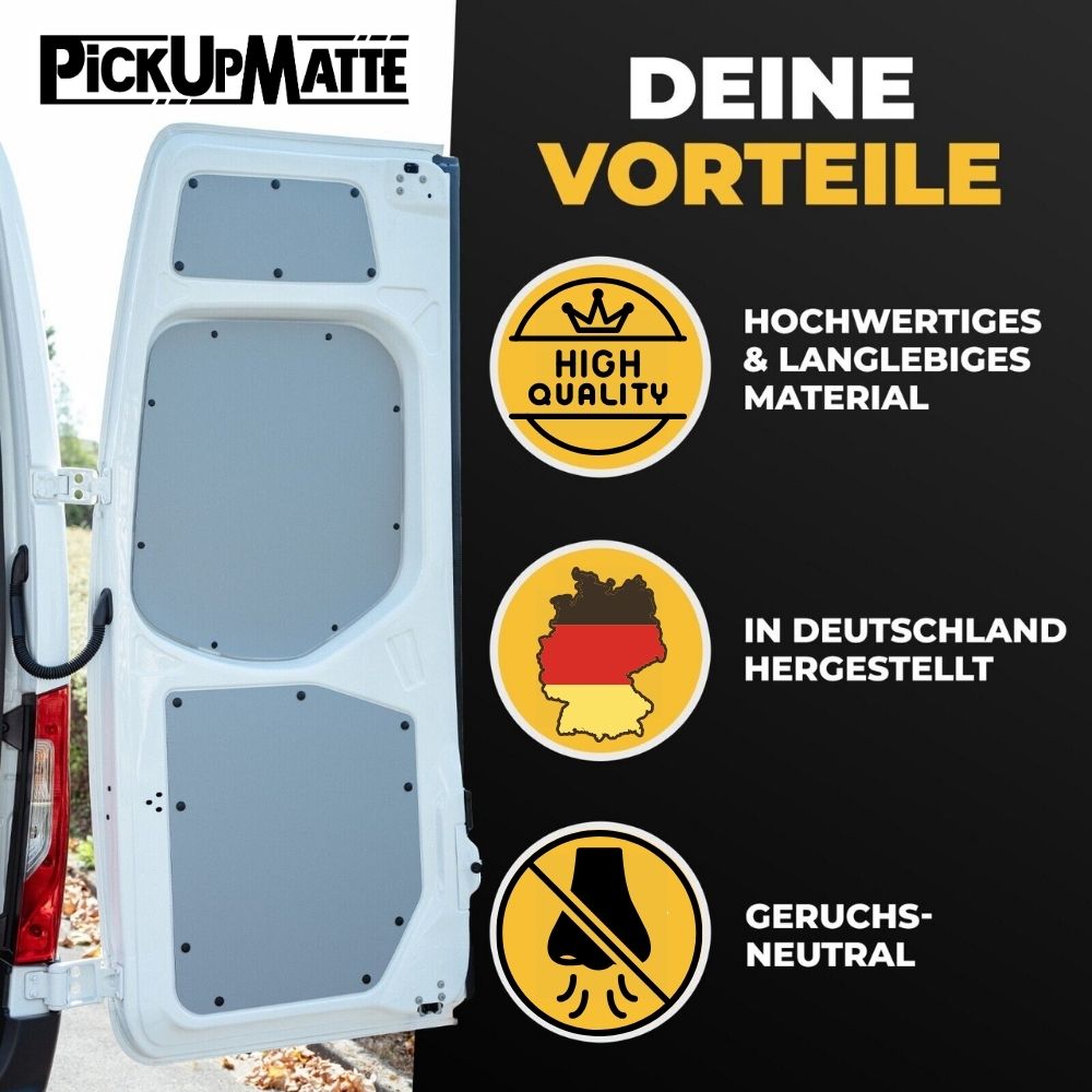 Seitenwandverkleidung Ford Transit Kastenwagen, 2014-heute – Passgenaue Laderaumverkleidung aus 4 mm Hohlkammer