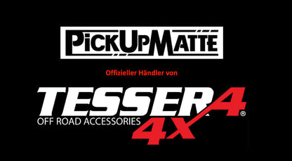 Pickuprollo Tessera Roll+ für GMC Canyon, CrewCab, Short Box, ab 2023 – Laderaumabdeckung aus Aluminium, Schwarz Matt