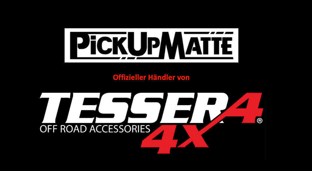 Pickuprollo Tessera Roll+ für Ford F-150, 2021-heute / Lightning 2023-heute (New Generation) – Laderaumabdeckung aus Aluminium, Schwarz Matt