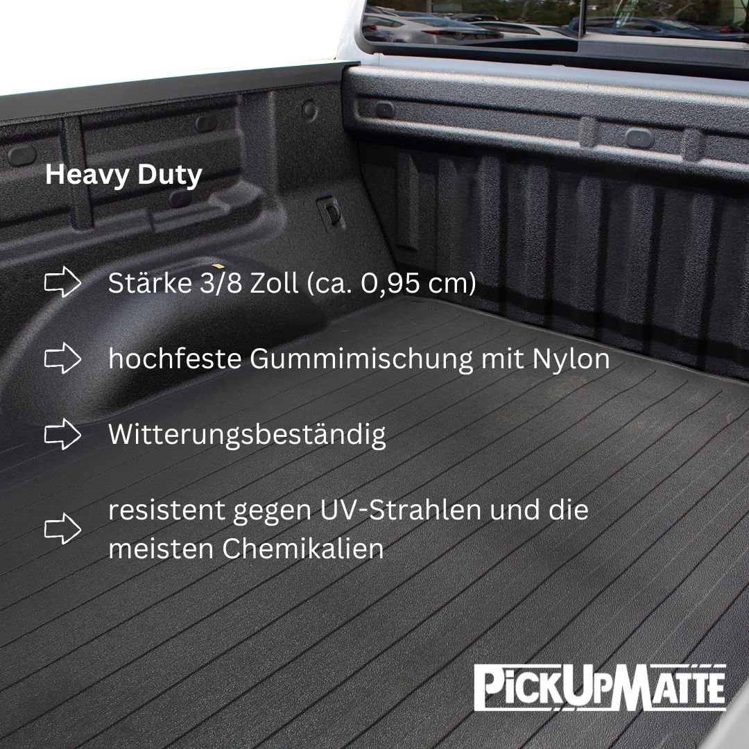 Ladeflächenmatte Chevrolet Silverado  – passgenauer Laderaumschutz