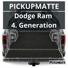 PICKUPMATTE für Dodge Ram 1500, 4. Generation, 2009-2018  – passgenauer Laderaumschutz