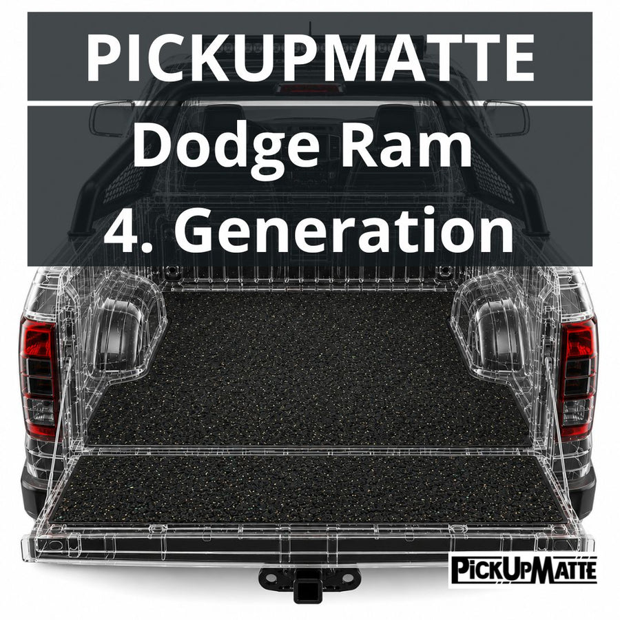 PICKUPMATTE für Dodge Ram 1500, 4. Generation, 2009-2018  – passgenauer Laderaumschutz