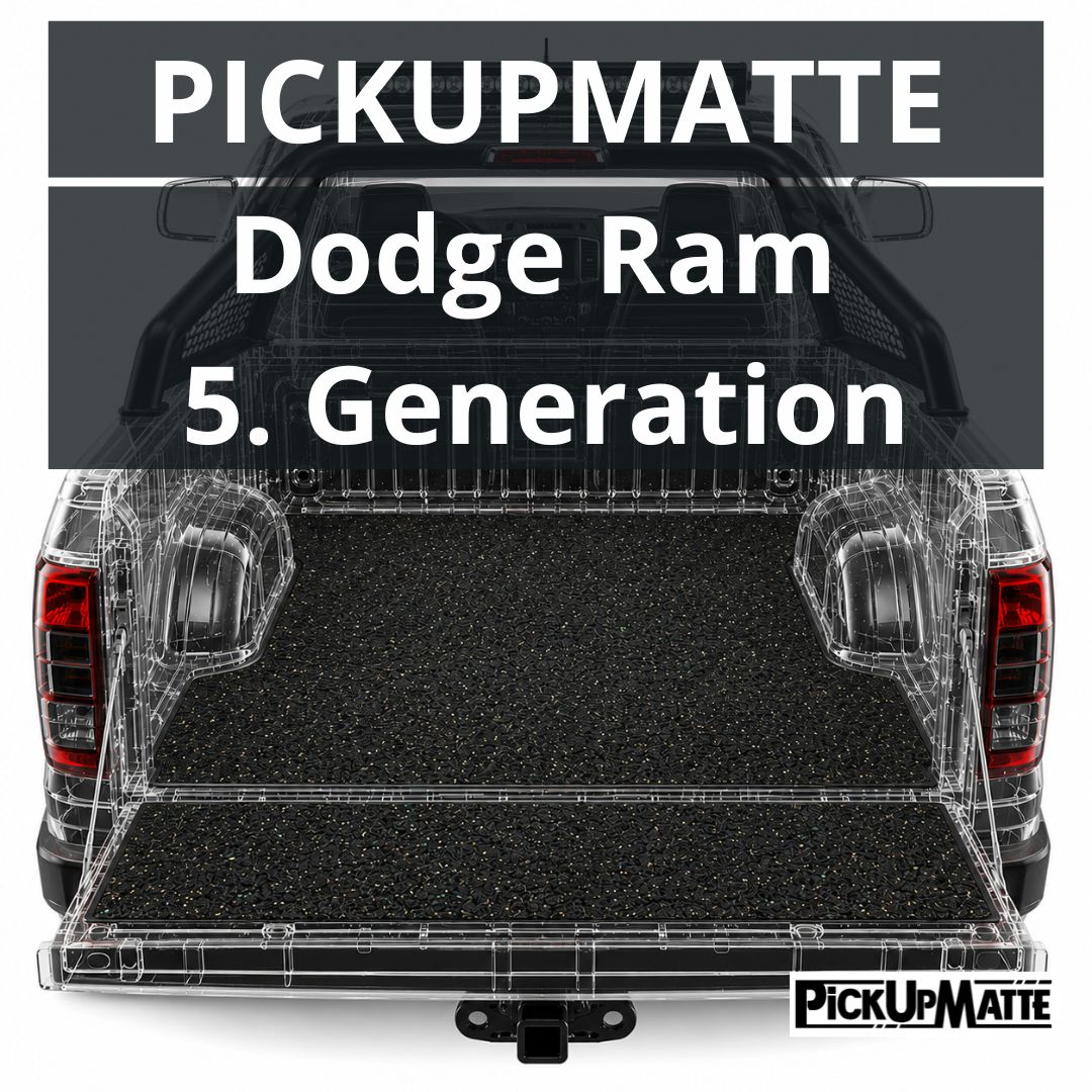 Antirutschmatte für Dodge Ram 1500, 5. Generation, ab 2019  – passgenauer Laderaumschutz