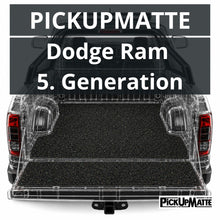 PICKUPMATTE für Dodge Ram 1500, 5. Generation, ab 2019  – passgenauer Laderaumschutz