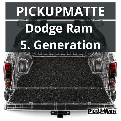 Antirutschmatte für Dodge Ram 1500, 5. Generation, ab 2019  – passgenauer Laderaumschutz