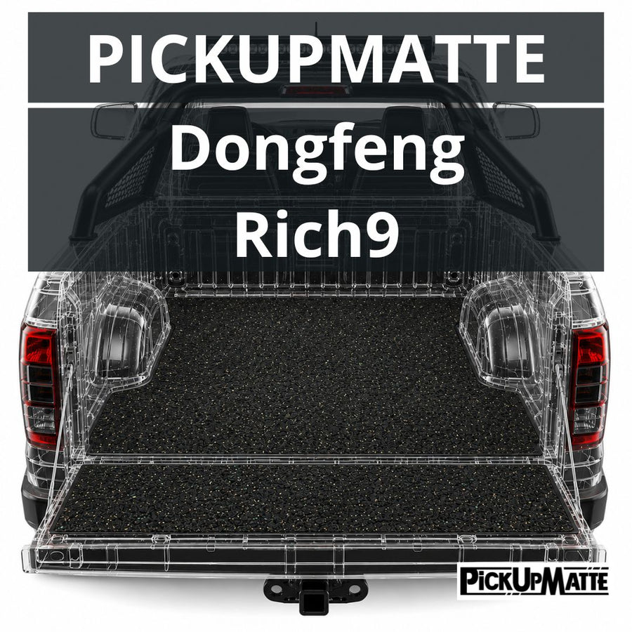 PICKUPMATTE für Dongfeng Rich9, Doppelkabine mit beschichteter Ladefläche  – passgenauer Laderaumschutz