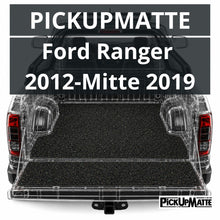 Antirutschmatte für Ford Ranger, 2012-Mitte 2019  – passgenauer Laderaumschutz