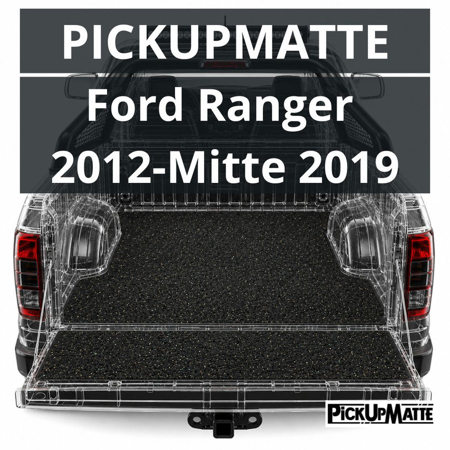 PICKUPMATTE für Ford Ranger, 2012-Mitte 2019  – passgenauer Laderaumschutz