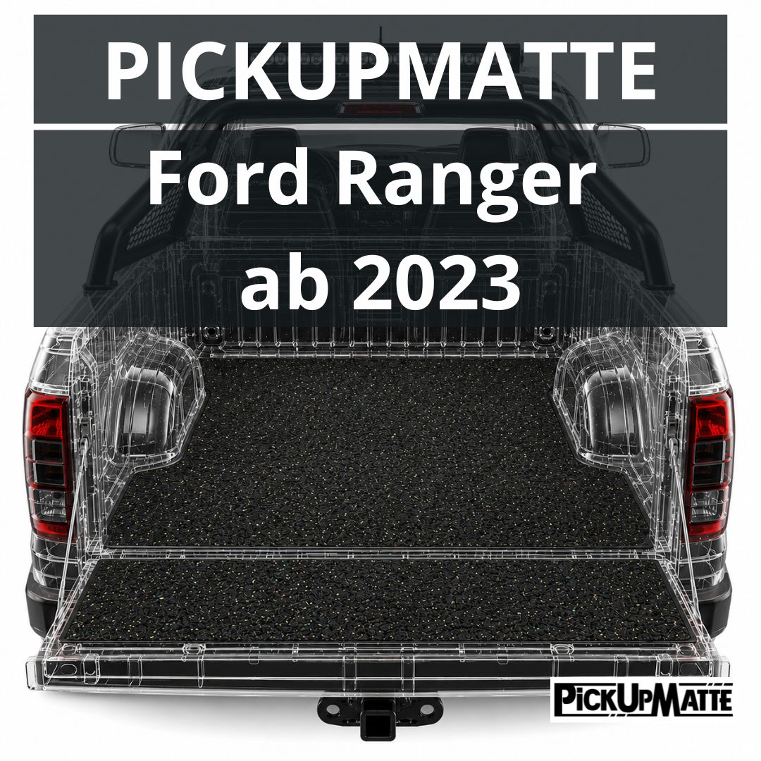 Antirutschmatte für Ford Ranger, ab 2023 New Generation  – passgenauer Laderaumschutz