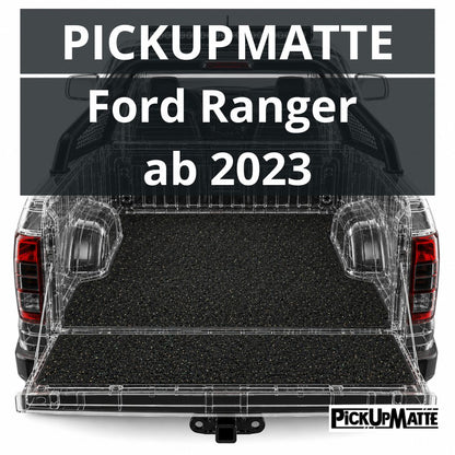 Antirutschmatte für Ford Ranger, ab 2023 New Generation  – passgenauer Laderaumschutz