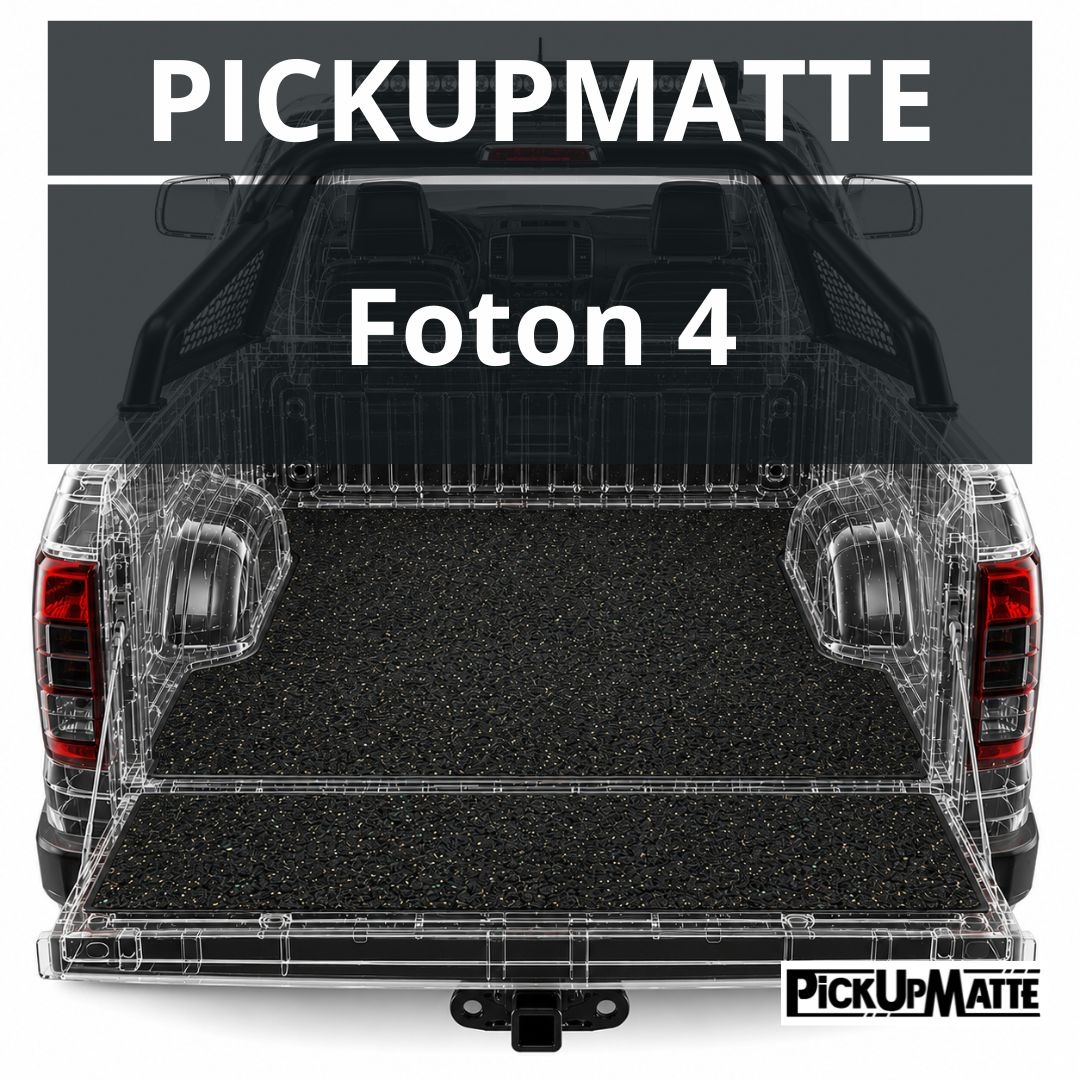 Antirutschmatte für Foton 4, Doppelkabine mit beschichteter Ladefläche  – passgenauer Laderaumschutz