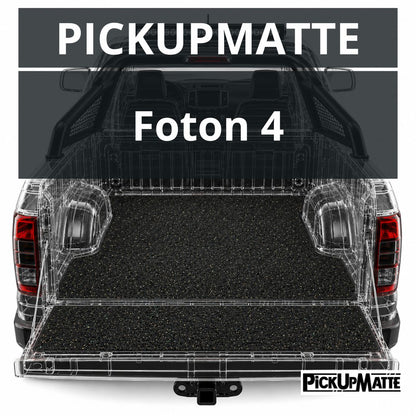 Antirutschmatte für Foton 4, Doppelkabine mit beschichteter Ladefläche  – passgenauer Laderaumschutz