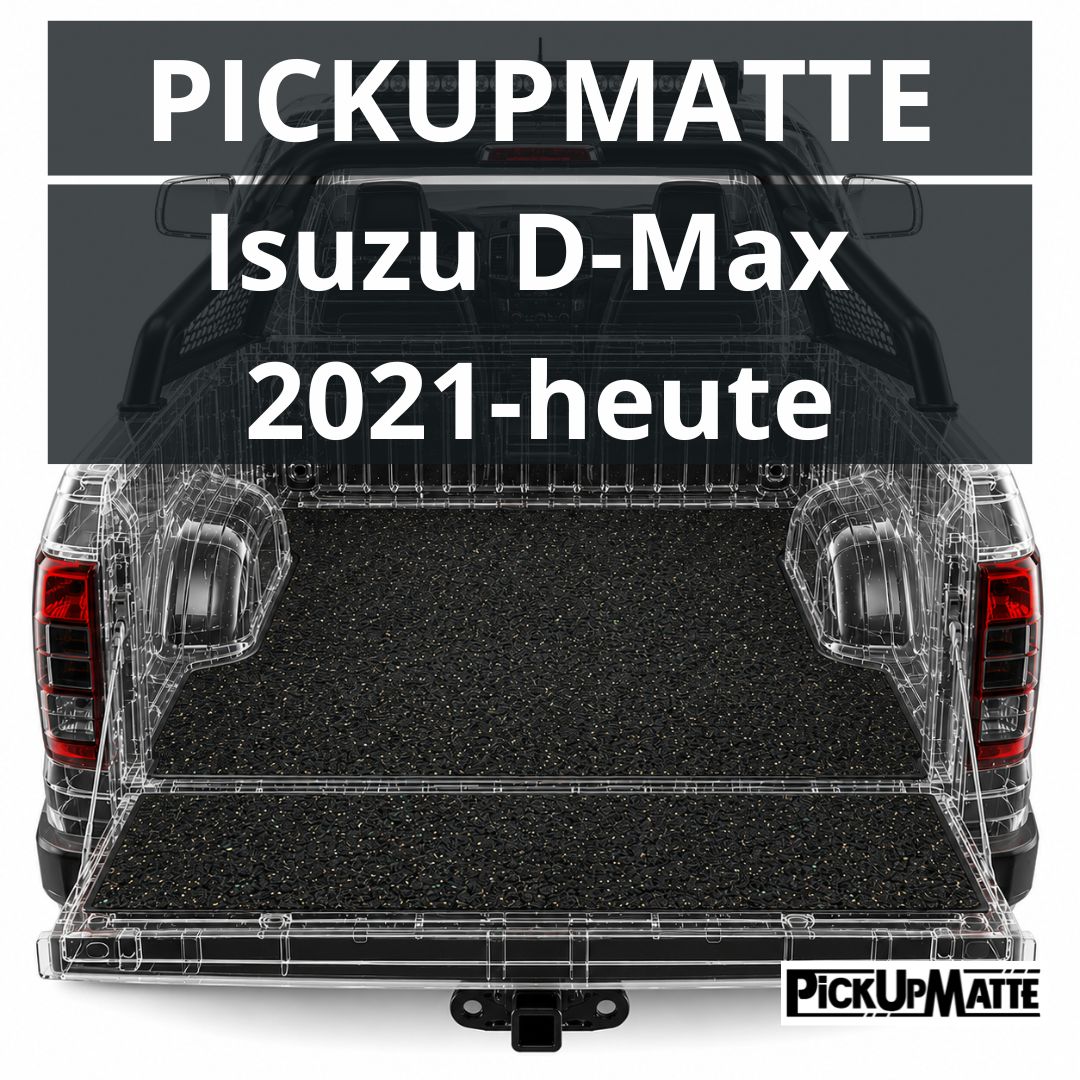 PICKUPMATTE für Isuzu D-Max, 3. Gen., 2021-heute  – passgenauer Laderaumschutz