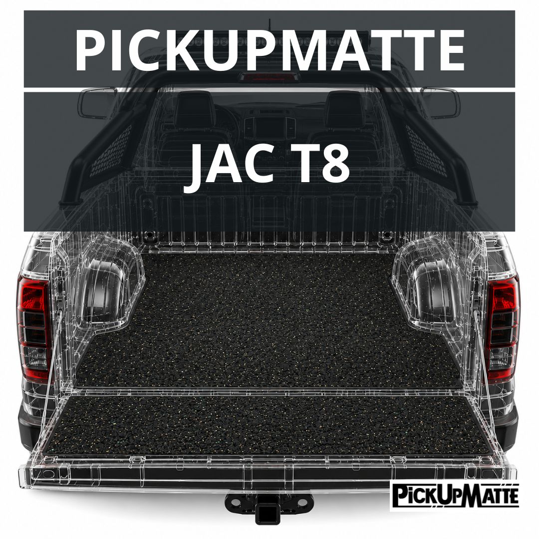 PICKUPMATTE für JAC T8, Doppelkabine mit beschichteter Ladefläche  – passgenauer Laderaumschutz