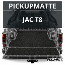 PICKUPMATTE für JAC T8, Doppelkabine mit beschichteter Ladefläche  – passgenauer Laderaumschutz