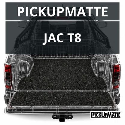 PICKUPMATTE für JAC T8, Doppelkabine mit beschichteter Ladefläche  – passgenauer Laderaumschutz