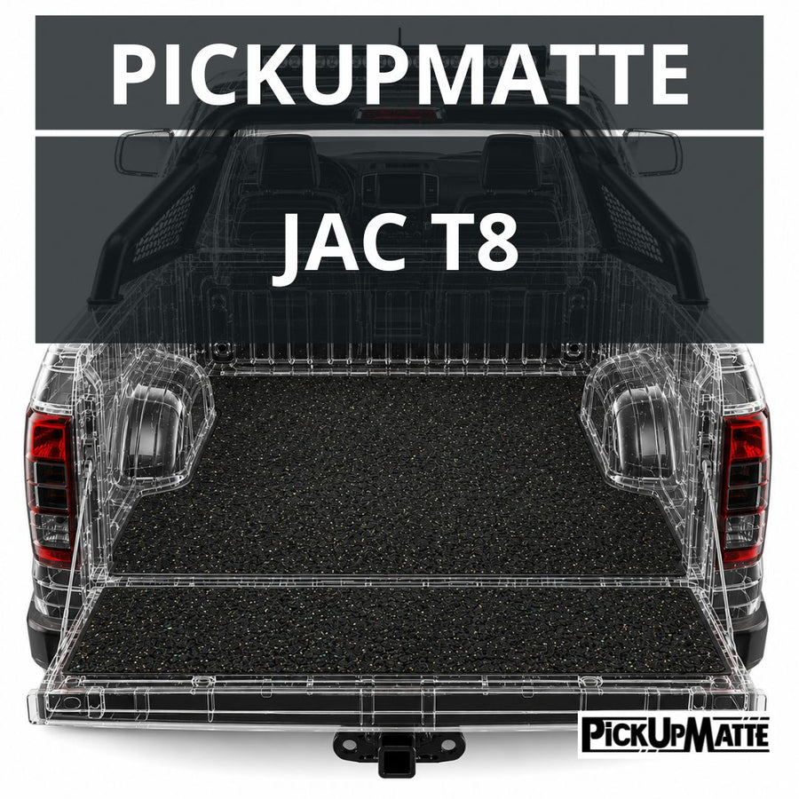 PICKUPMATTE für JAC T8, Doppelkabine mit beschichteter Ladefläche  – passgenauer Laderaumschutz