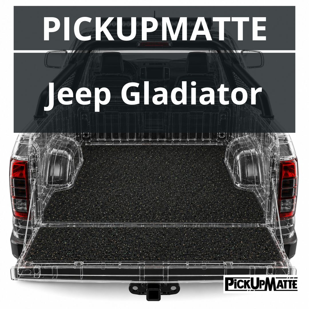 PICKUPMATTE für Jeep Gladiator (JT) Doppelkabine, ab 2019-heute  – passgenauer Laderaumschutz