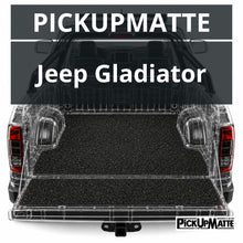 Antirutschmatte für Jeep Gladiator (JT) Doppelkabine, ab 2019-heute  – passgenauer Laderaumschutz