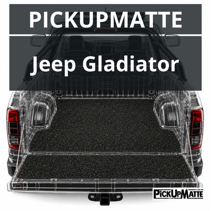 PICKUPMATTE für Jeep Gladiator (JT) Doppelkabine, ab 2019-heute  – passgenauer Laderaumschutz