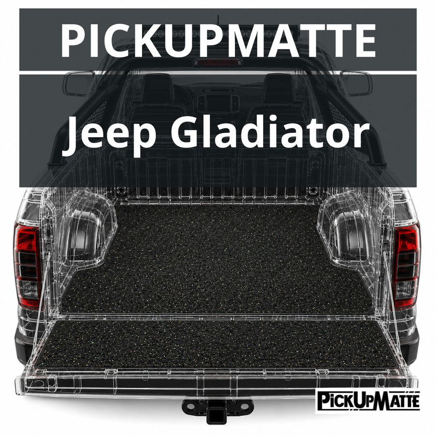 PICKUPMATTE für Jeep Gladiator (JT) Doppelkabine, ab 2019-heute  – passgenauer Laderaumschutz