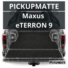 Antirutschmatte für Maxus eTERRON 9, Doppelkabine mit beschichteter Ladefläche  – passgenauer Laderaumschutz