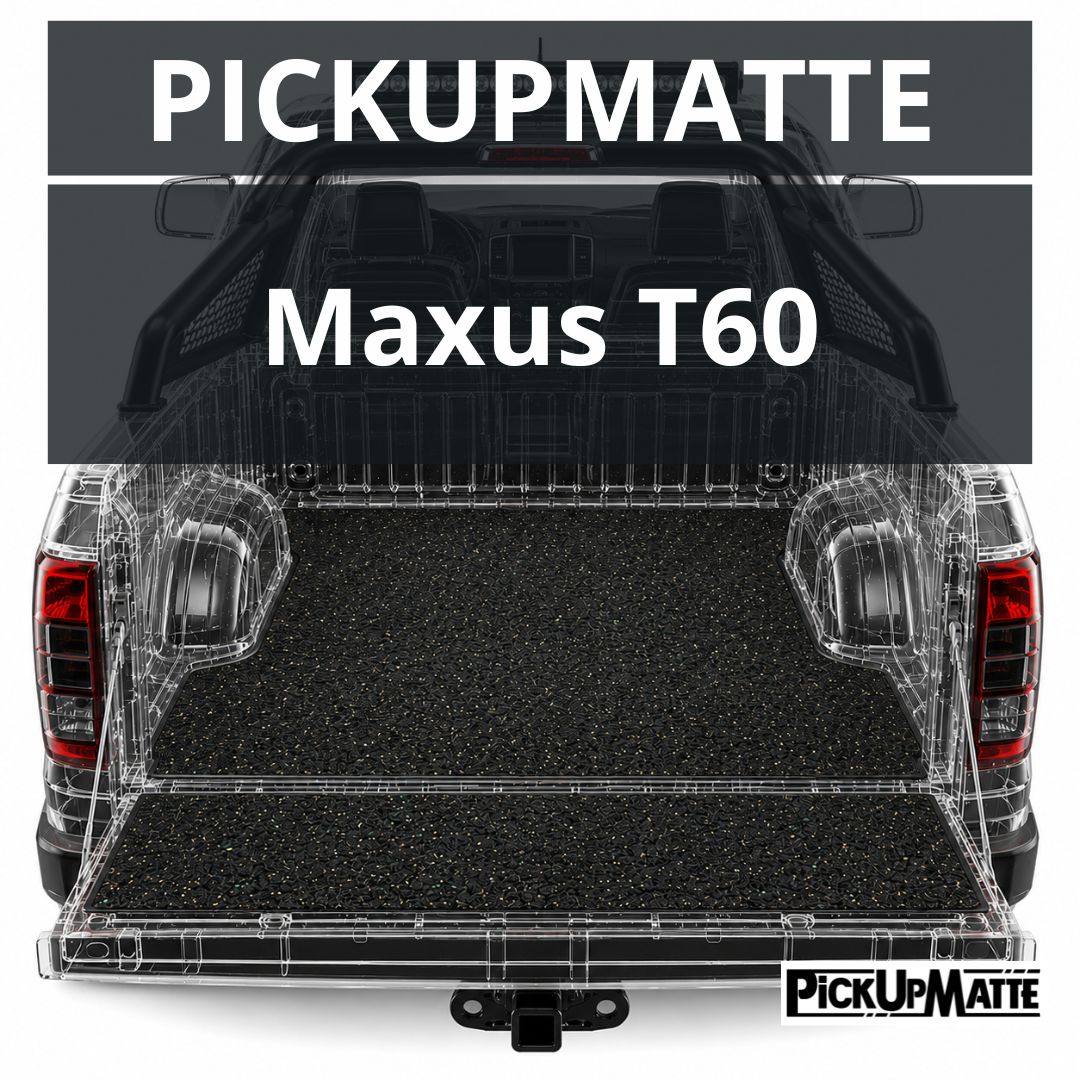 PICKUPMATTE für Maxus T60, Doppelkabine mit beschichteter Ladefläche  – passgenauer Laderaumschutz