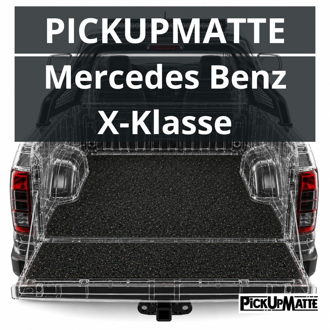 Antirutschmatte für Mercedes X-Klasse Doppelkabine  – passgenauer Laderaumschutz