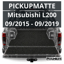 PICKUPMATTE für Mitsubishi L200, 5. Gen., 09/2015-09/2019  – passgenauer Laderaumschutz
