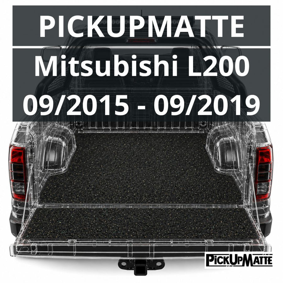 PICKUPMATTE für Mitsubishi L200, 5. Gen., 09/2015-09/2019  – passgenauer Laderaumschutz
