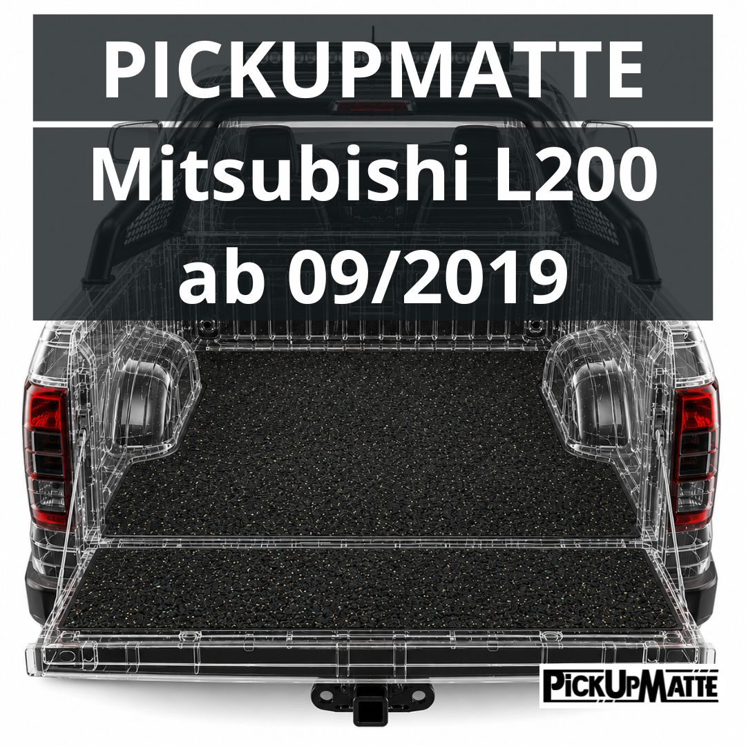 PICKUPMATTE für Mitsubishi L200, 6. Gen., 09/2019-heute  – passgenauer Laderaumschutz