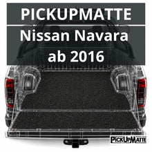 PICKUPMATTE für Nissan Navara, NP300, 2016-heute  – passgenauer Laderaumschutz