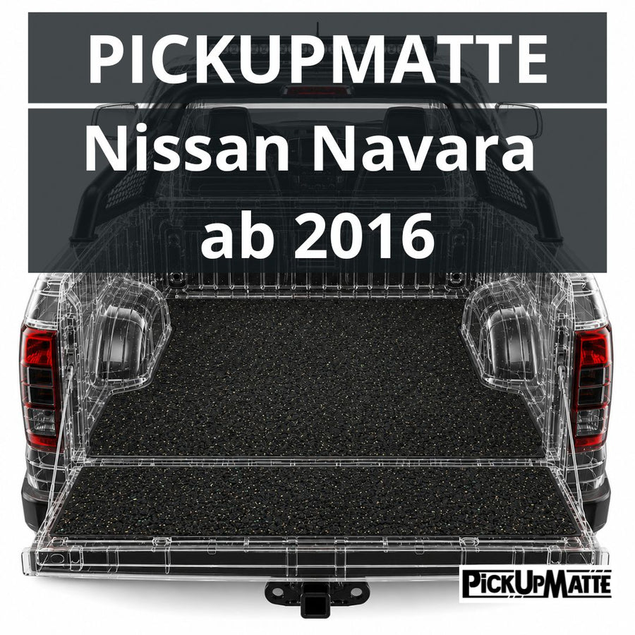 PICKUPMATTE für Nissan Navara, NP300, 2016-heute  – passgenauer Laderaumschutz