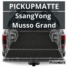 Antirutschmatte für SsangYong Musso Grand / Rexton Sport, ab 2018, Doppelkabine – passgenauer Laderaumschutz