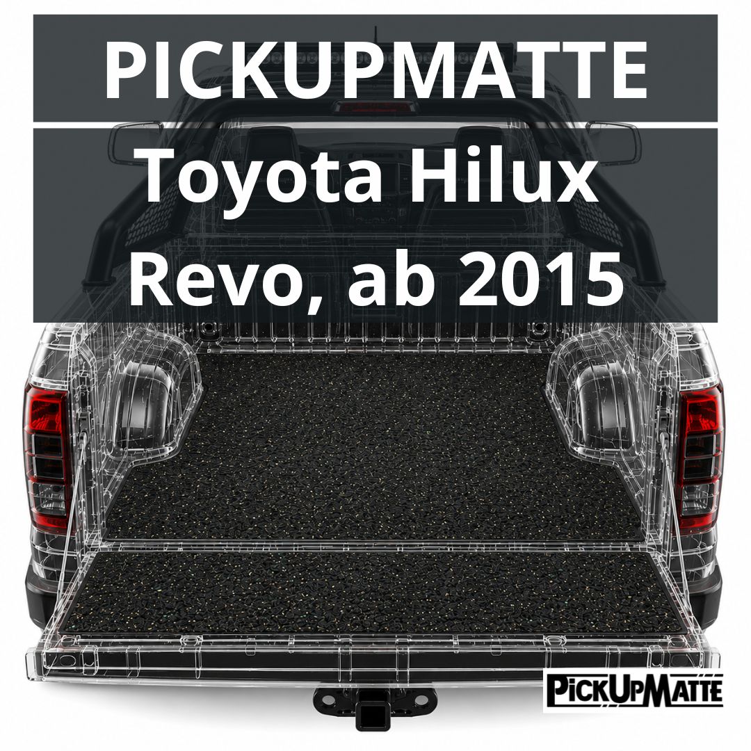 PICKUPMATTE für Toyota Hilux, Revo 8. Gen, ab 2015  – passgenauer Laderaumschutz