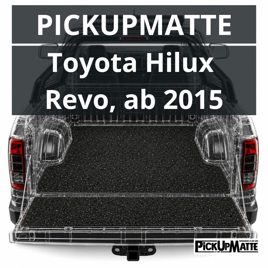 PICKUPMATTE für Toyota Hilux, Revo 8. Gen, ab 2015  – passgenauer Laderaumschutz