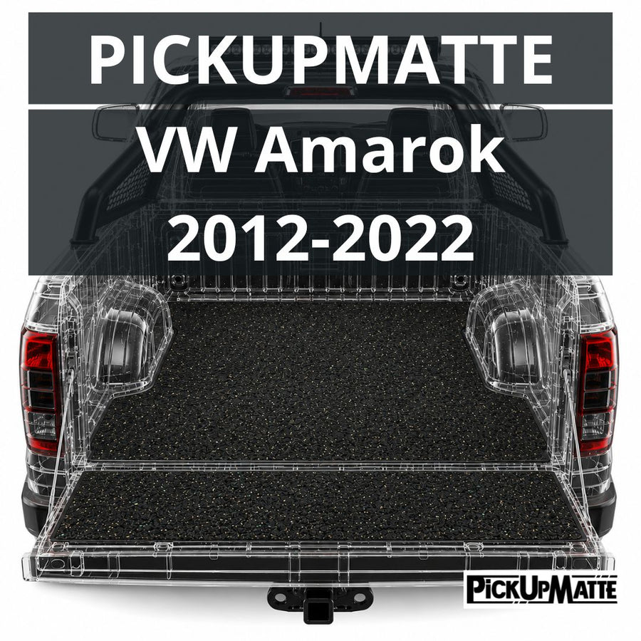 PICKUPMATTE für VW Amarok, 2010 bis 2022  – passgenauer Laderaumschutz