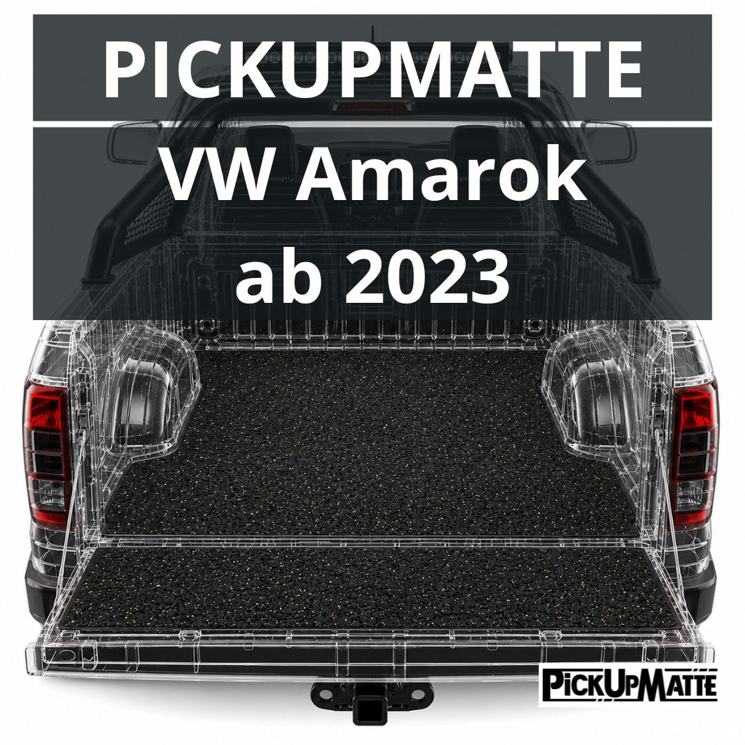 Antirutschmatte für VW Amarok, ab 2023 New Generation  – passgenauer Laderaumschutz
